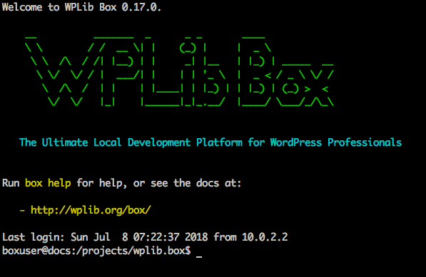 SSHing into WPLib Box